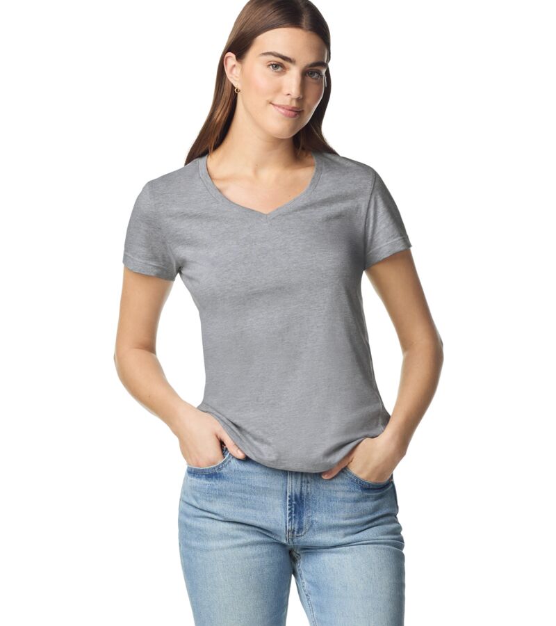 Softstyle® Ladies' V-Neck T-Shirt Thumbnail