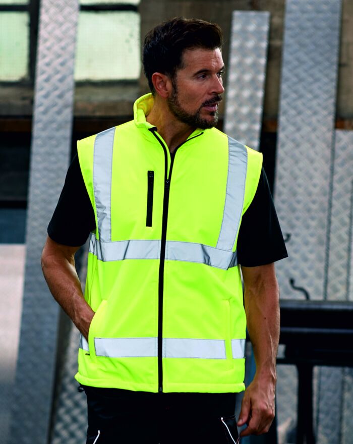 Hi-Vis Softshell Bodywarmer Thumbnail