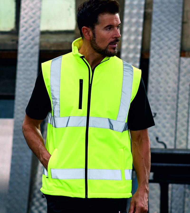 Hi-Vis Softshell Bodywarmer Thumbnail