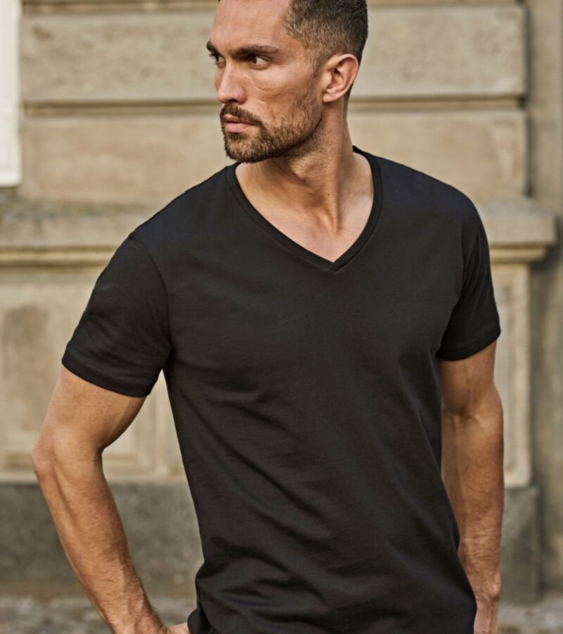 Men's Fashion V-Neck Sof-Tee Thumbnail