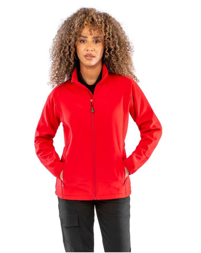 Ladies' Recycled 2-Layer Printable Softshell Thumbnail