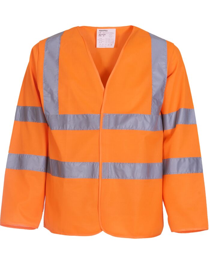 Hi-Vis Long Sleeve Waistcoat Thumbnail