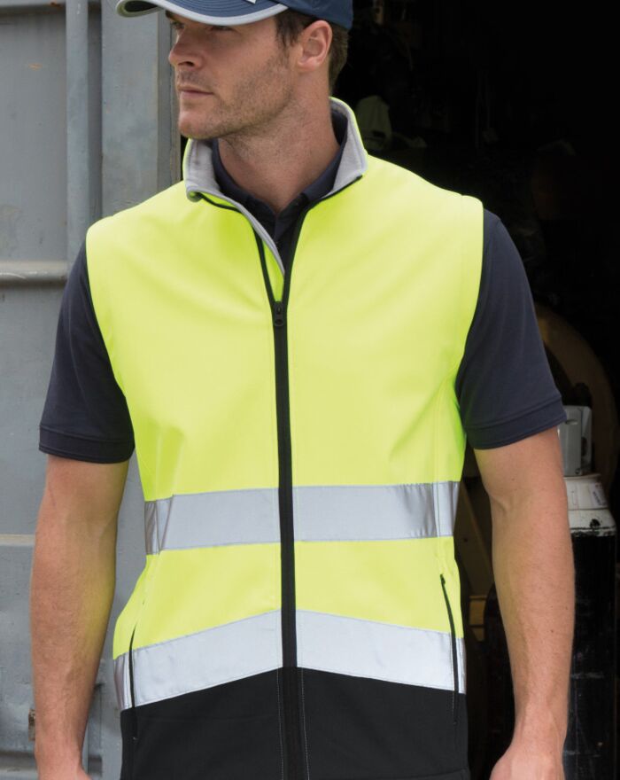 Printable Safety Softshell Gilet Thumbnail