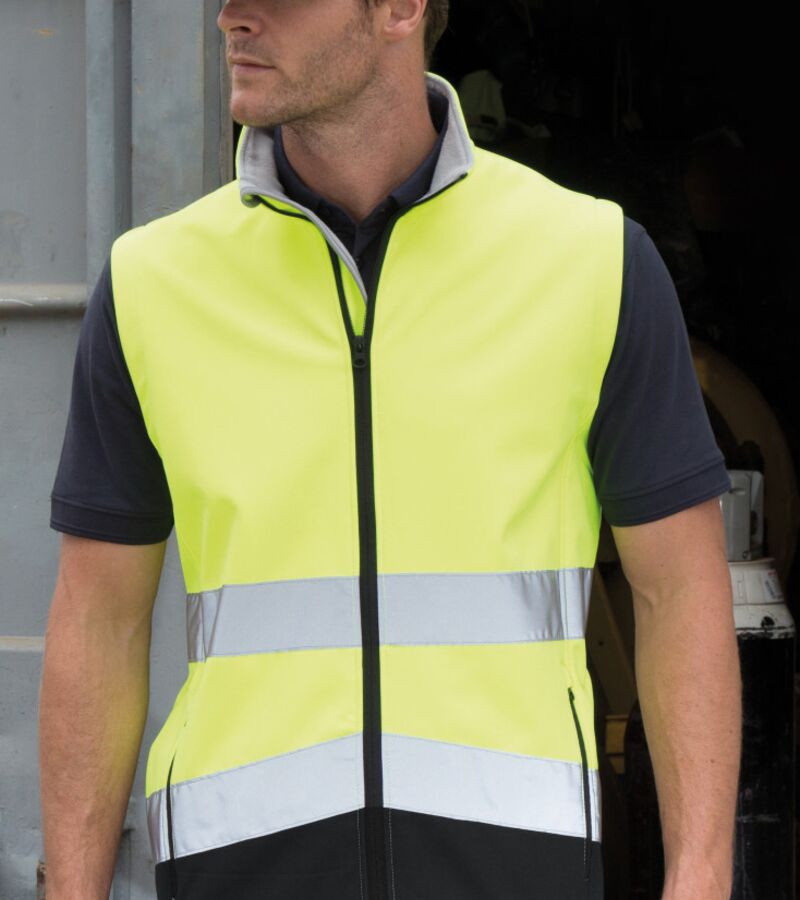 Printable Safety Softshell Gilet Thumbnail