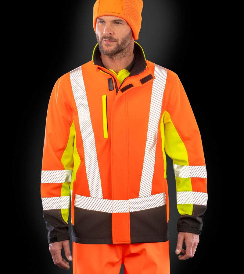 3-layer Printable 3-Tone Safety Softshell Thumbnail