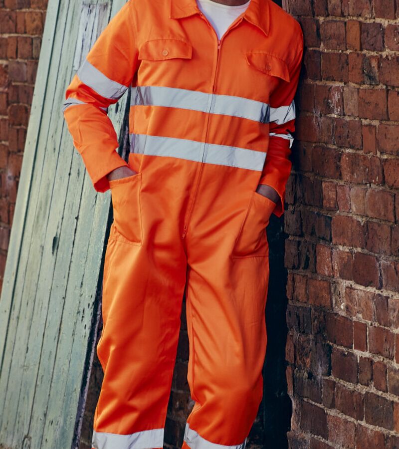 Hi-Vis Polycotton Coverall Thumbnail