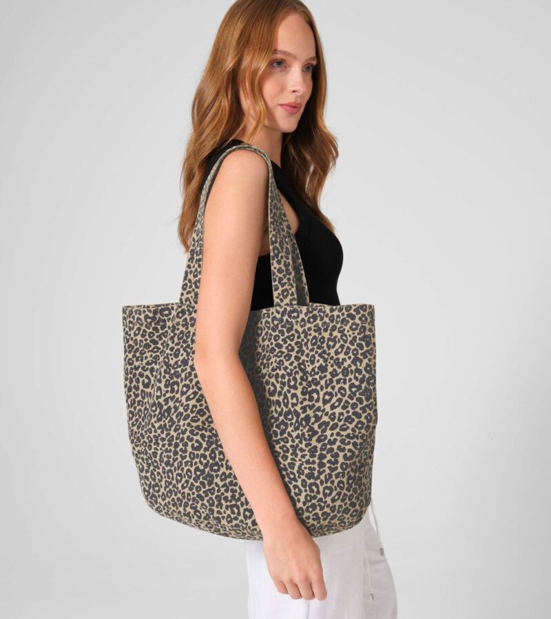 Leopard Print Canvas Shopper Thumbnail
