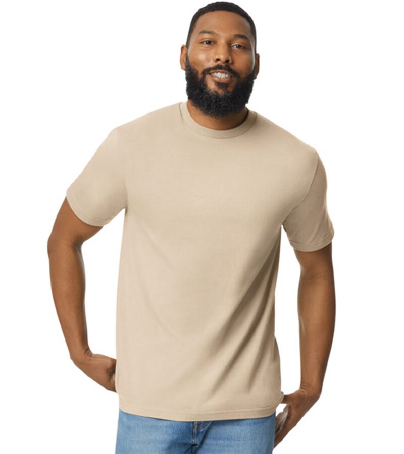 Softstyle Midweight Adult No Label Enzyme Wash T-Shirt Thumbnail