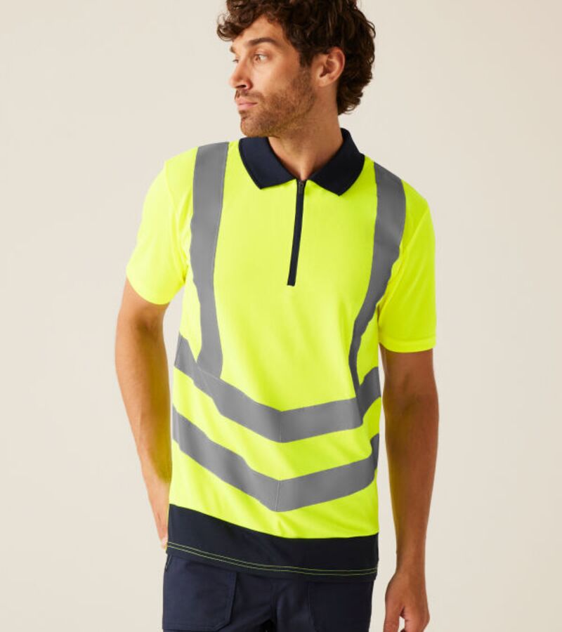 Pro Two Tone Wicking Polo Shirt Thumbnail