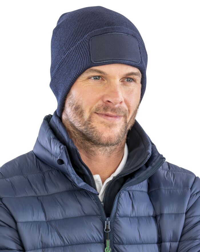 Recycled Double Knit Printers Beanie Thumbnail