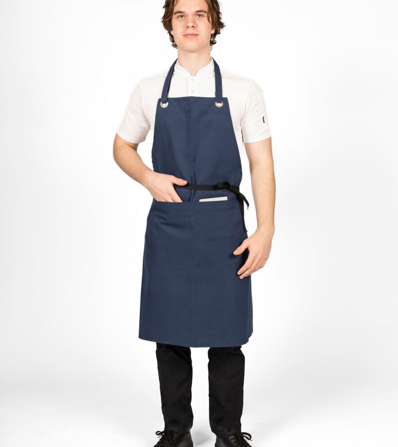 Canvas Bib Apron With Pocket Thumbnail