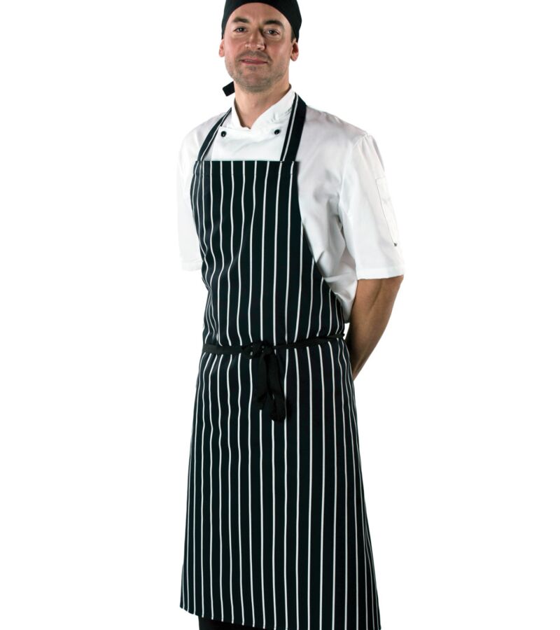 Large Cotton Striped Apron Thumbnail