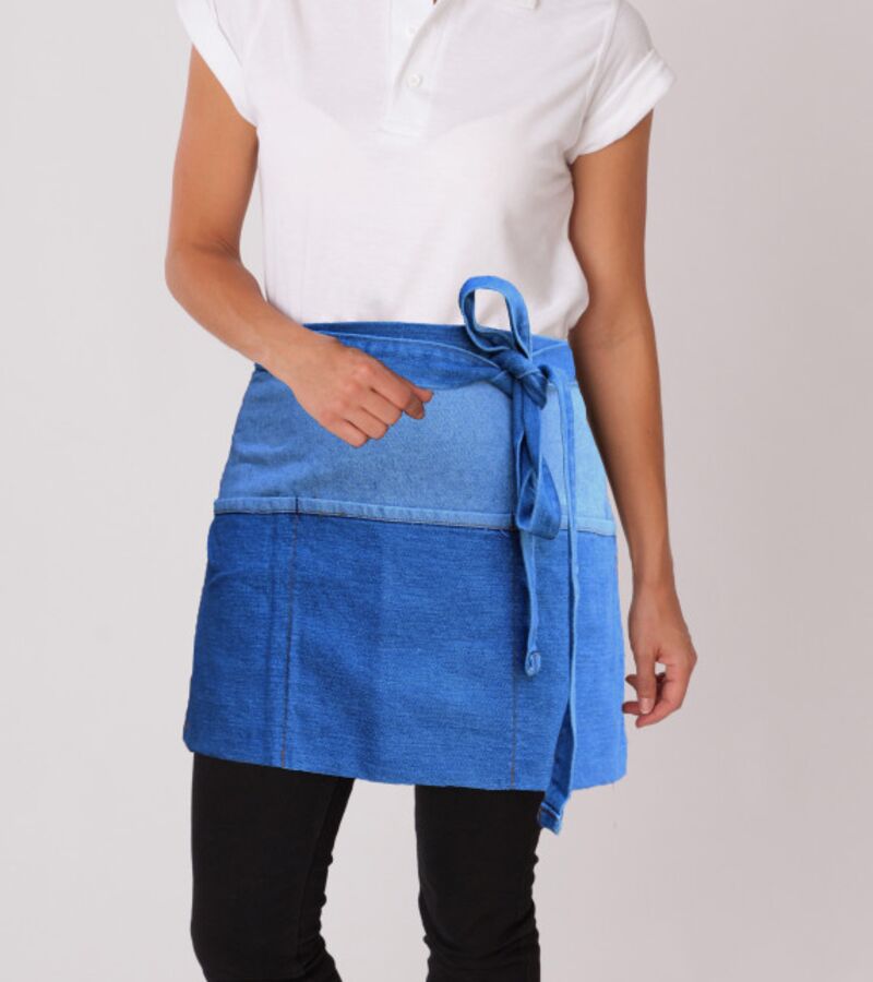 Denim Money Pocket Apron Thumbnail