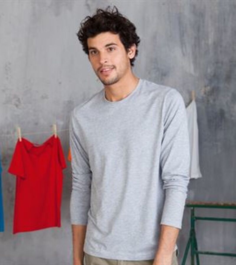 Men's long-sleeved crew neck T-shirt Thumbnail