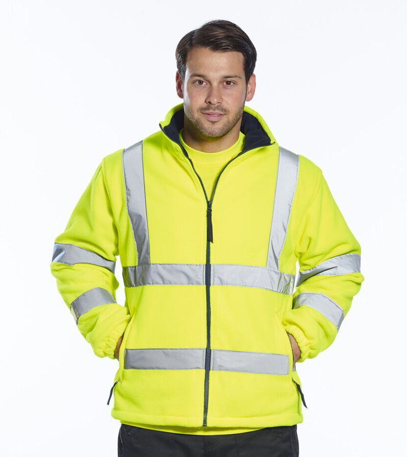 Hi-vis mesh-lined fleece (F300) Thumbnail