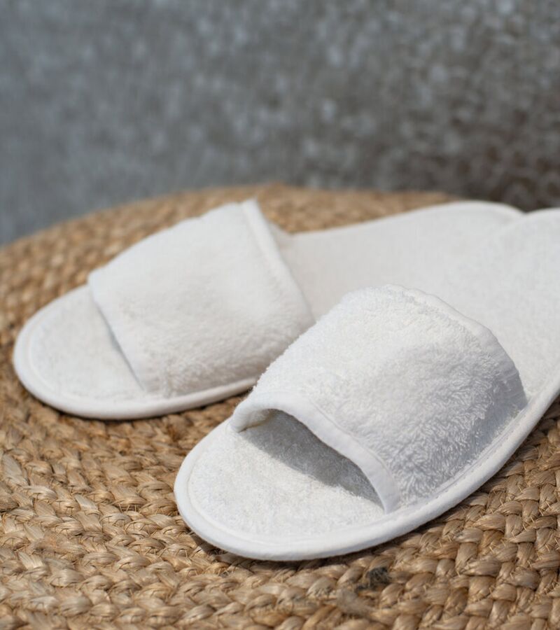 Classic terry slippers (open-toe) Thumbnail