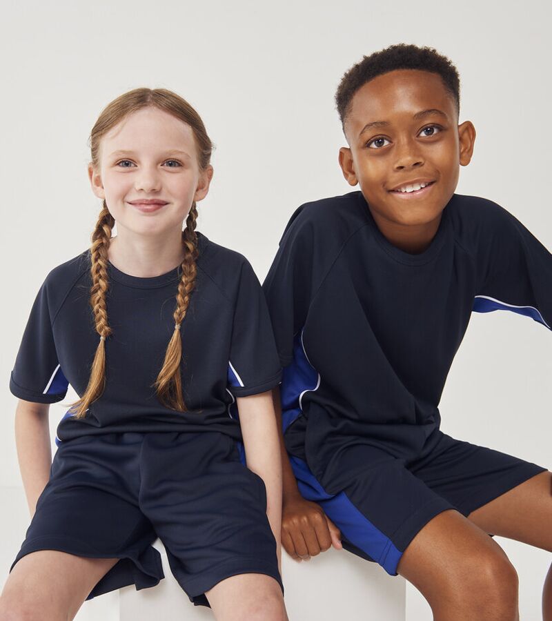 Kids performance panel t-shirt Thumbnail