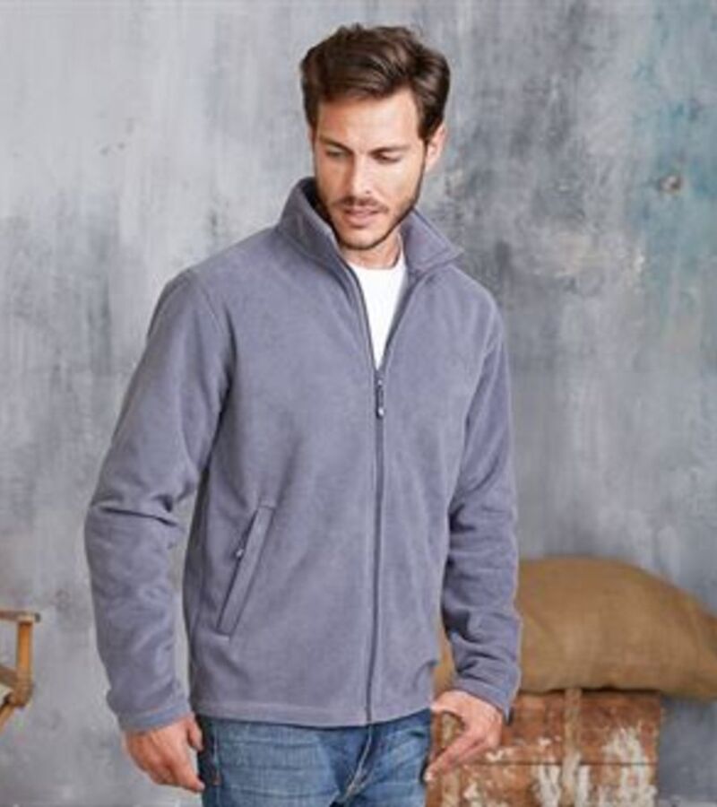 Zip-through microfleece jacket Thumbnail
