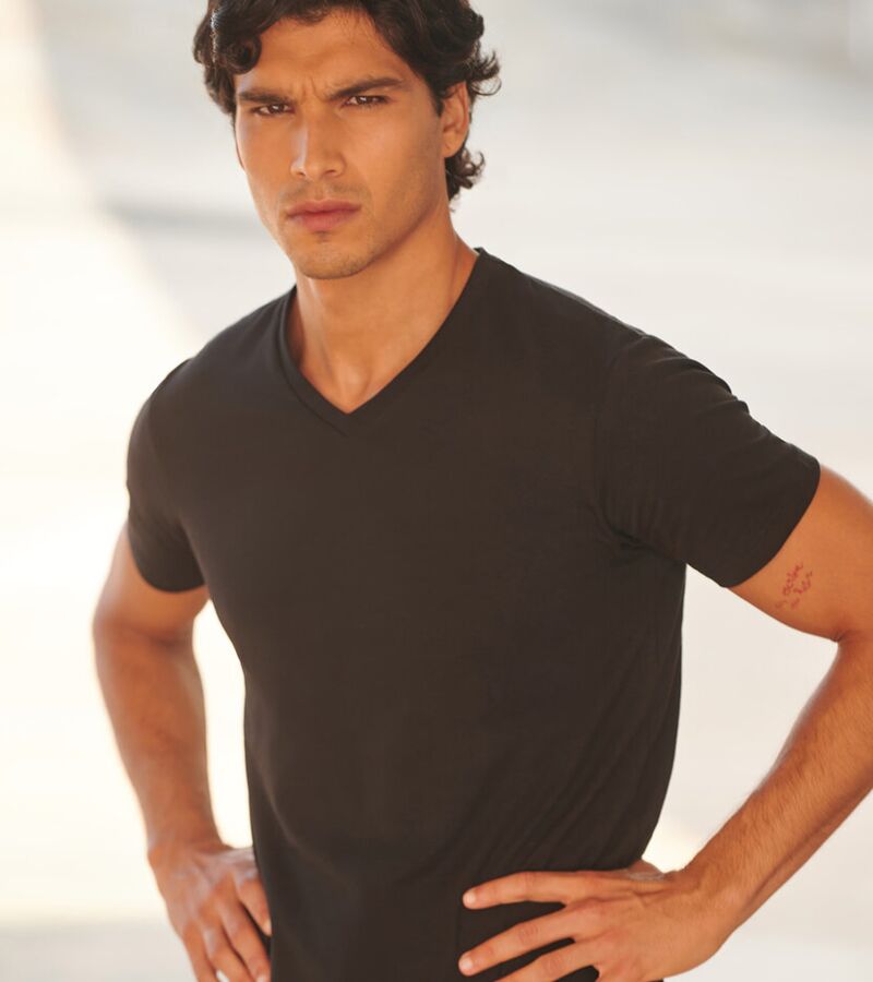 Men's feel good stretch v-neck t-shirt Thumbnail