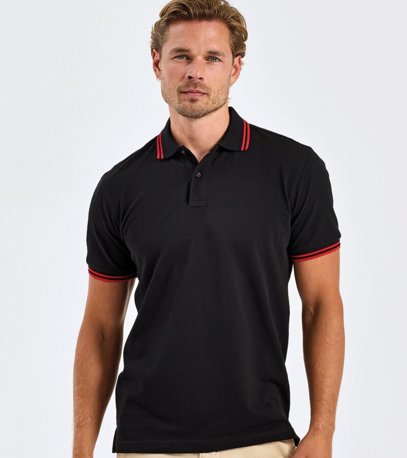 Classic fit tipped polo Thumbnail