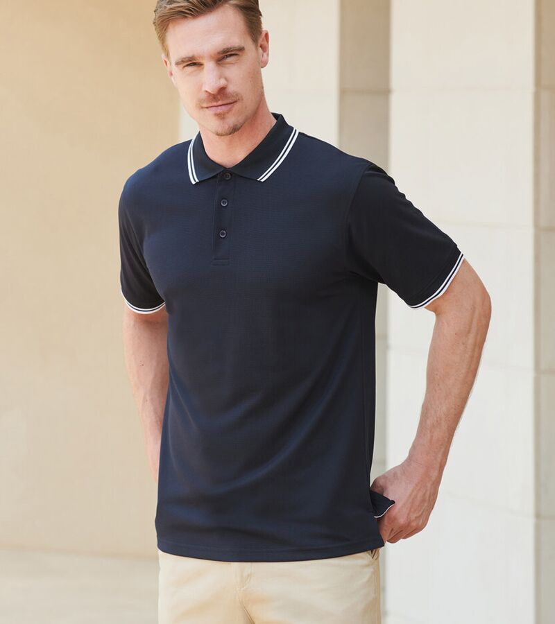 Double tipped Coolplus® polo shirt Thumbnail