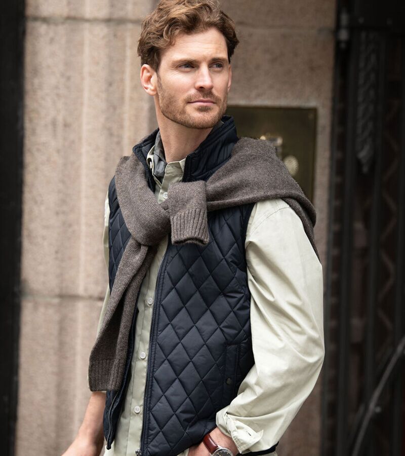 Camden – diamond quilted gilet Thumbnail