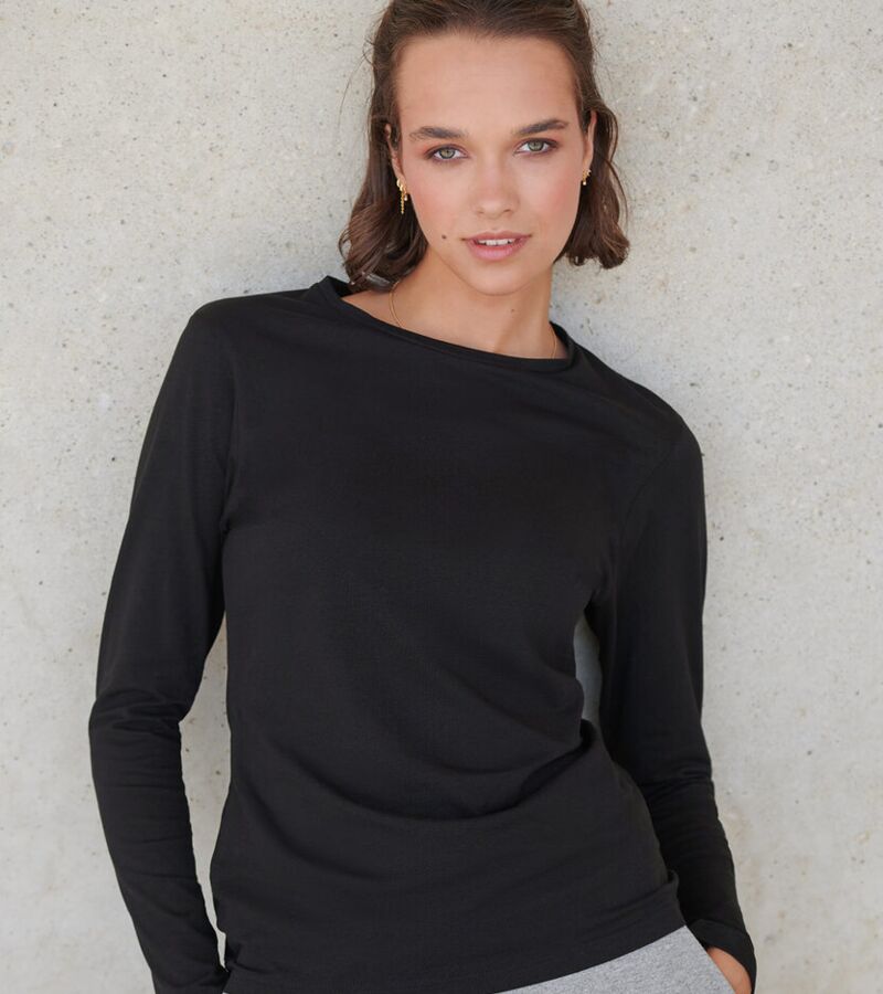 Women's feel good long sleeved stretch t-shirt Thumbnail