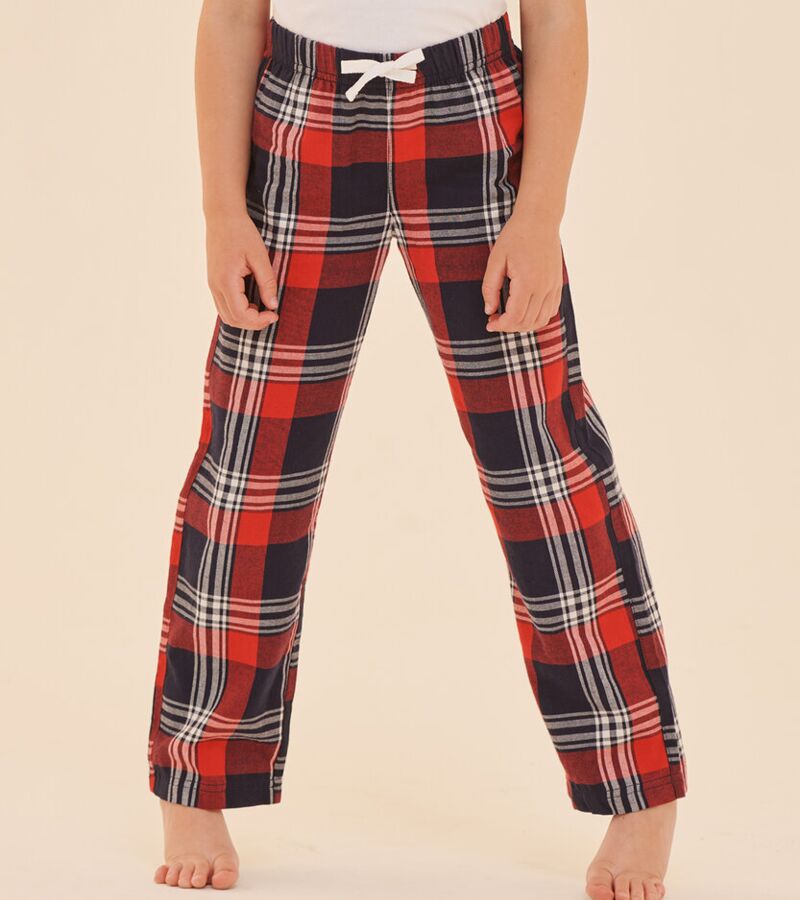 Kids tartan lounge pants Thumbnail