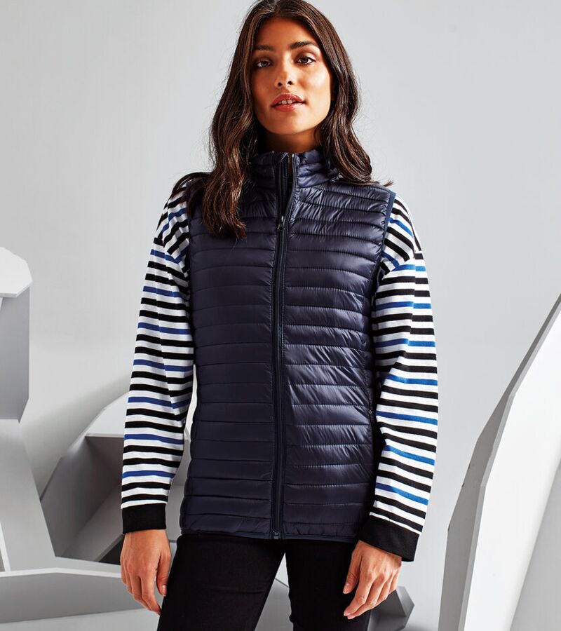 Women's tribe fineline padded gilet Thumbnail