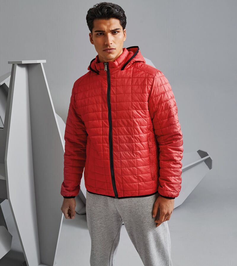 Honeycomb hooded jacket Thumbnail