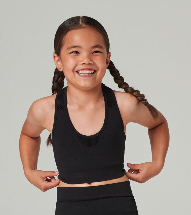 Kids seamless crop top Thumbnail
