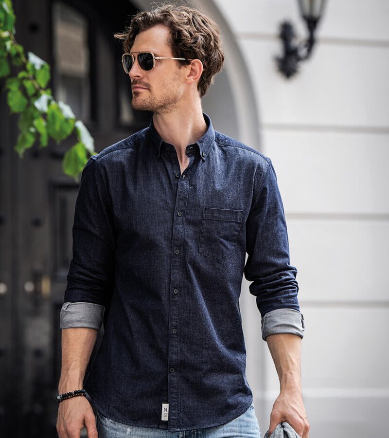 Torrance slim fit – raw and stylish denim shirt Thumbnail