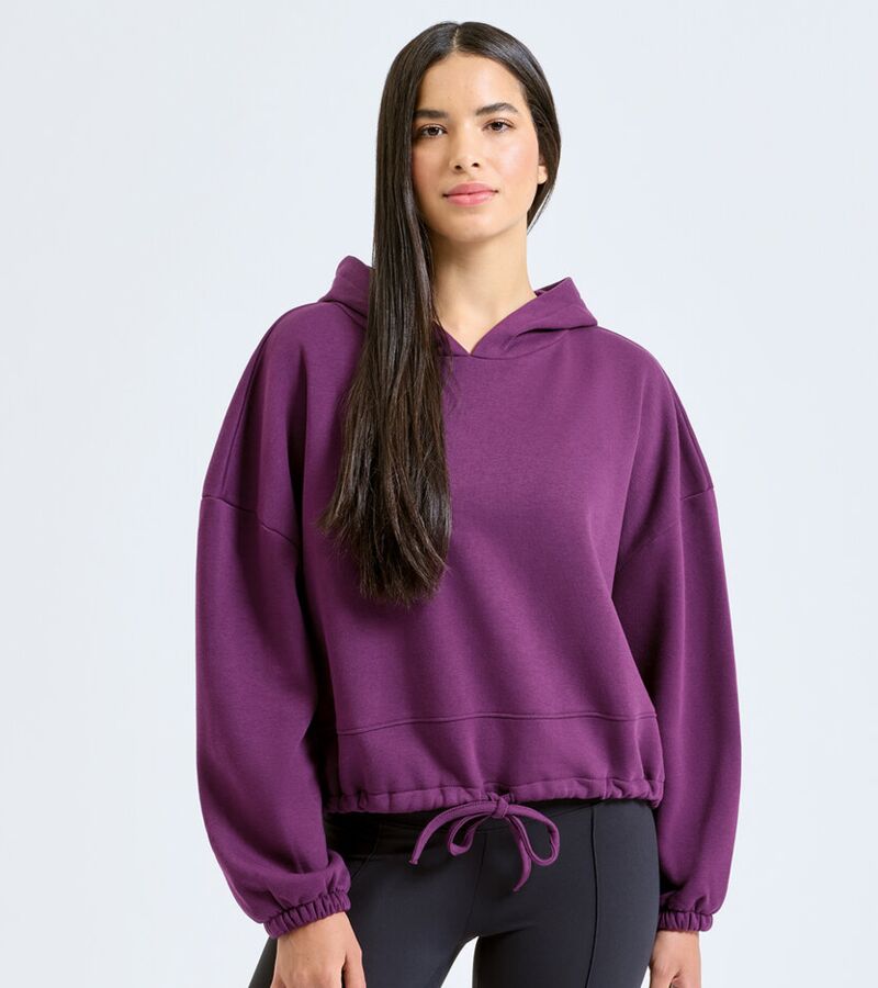 Women's TriDri® cropped oversize hoodie Thumbnail