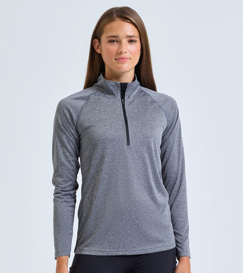 Women's TriDri® long sleeve performance ¼ zip Thumbnail