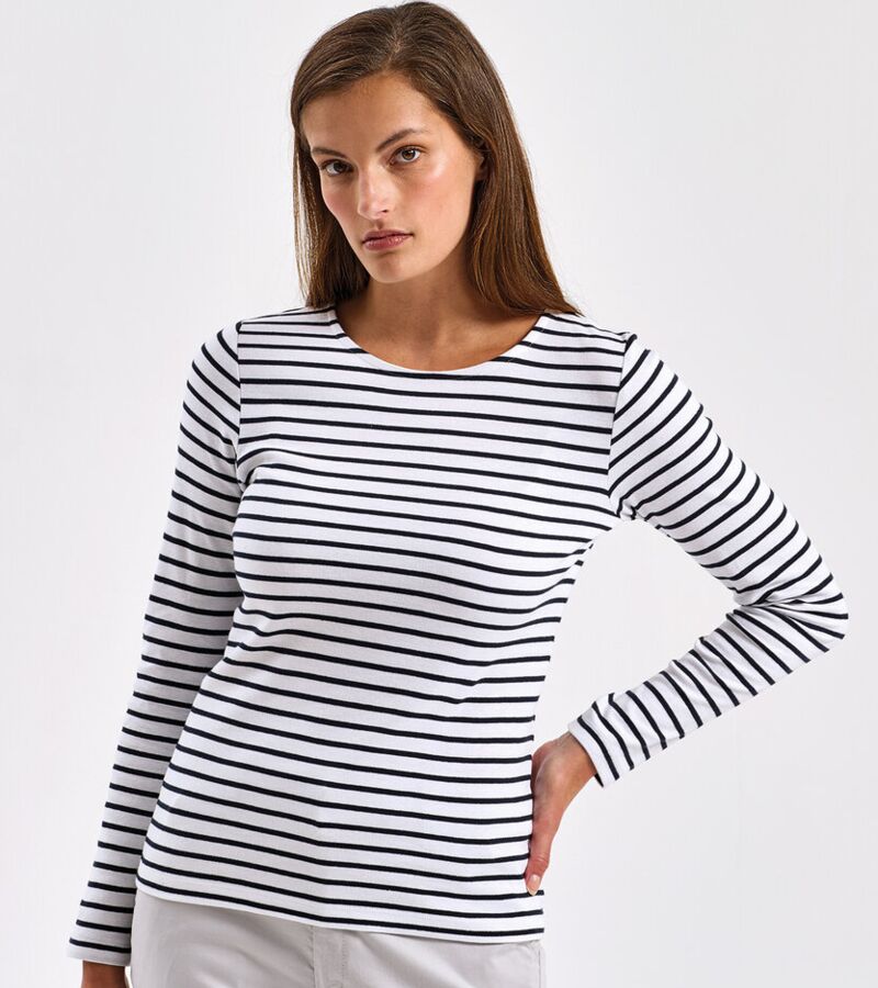 Women's Marinière coastal long sleeve tee Thumbnail