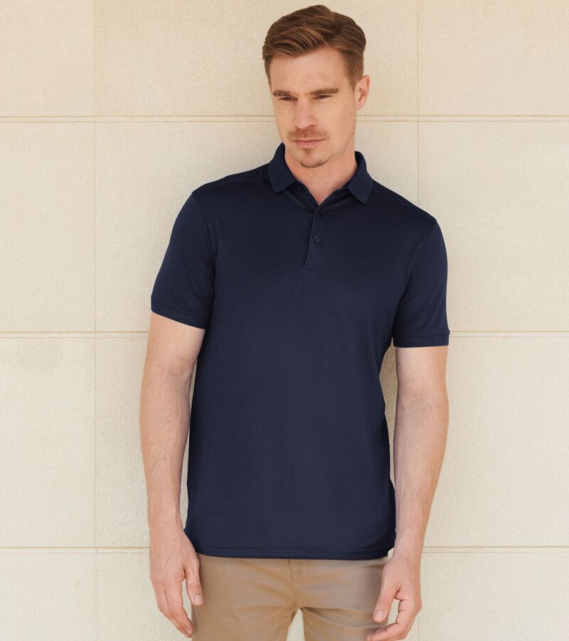 Stretch polo shirt with wicking finish (slim fit) Thumbnail