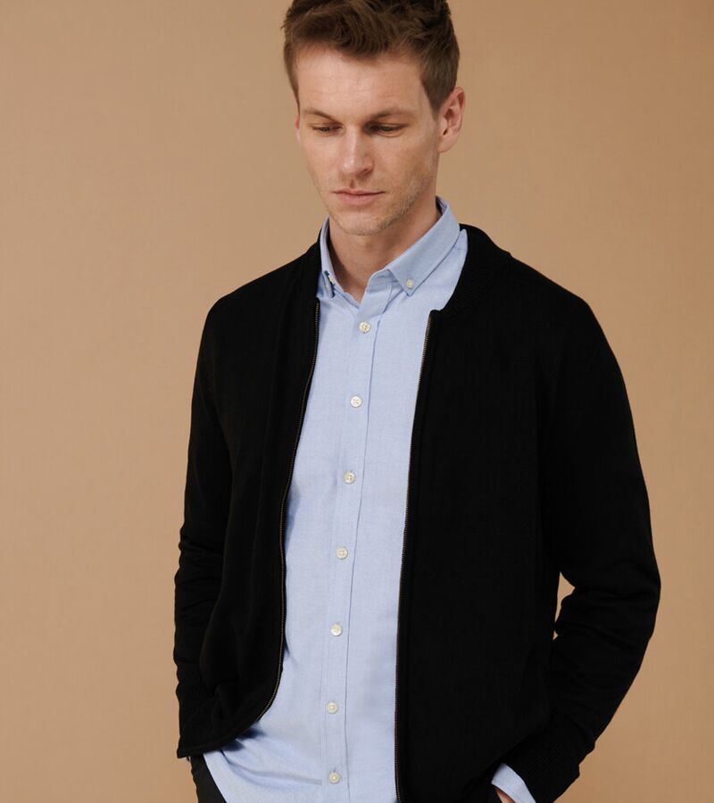 Unisex zip-through cardigan Thumbnail