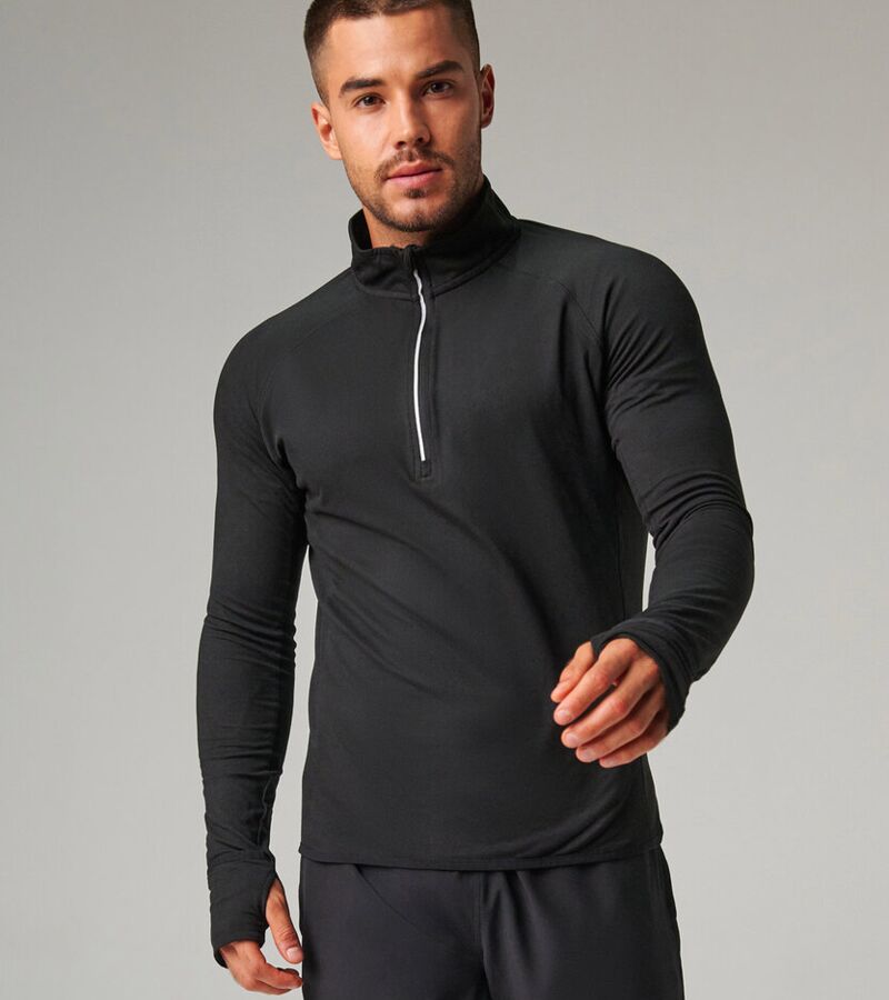Long-sleeved ¼ zip top Thumbnail