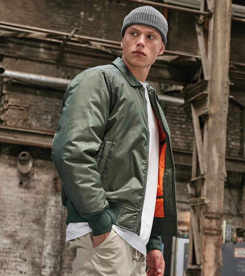 Collar bomber jacket Thumbnail