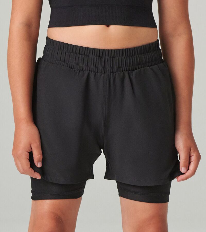 Kids double-layer sports shorts Thumbnail