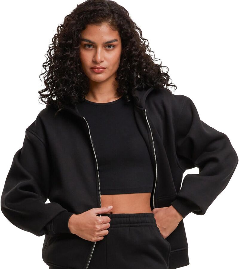 Women’s loose-fit zip hoodie Thumbnail
