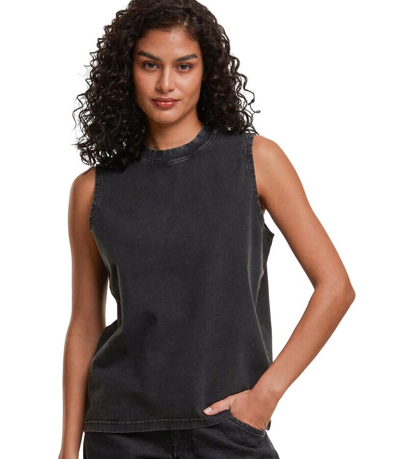 Women’s vintage washed sleeveless tee Thumbnail