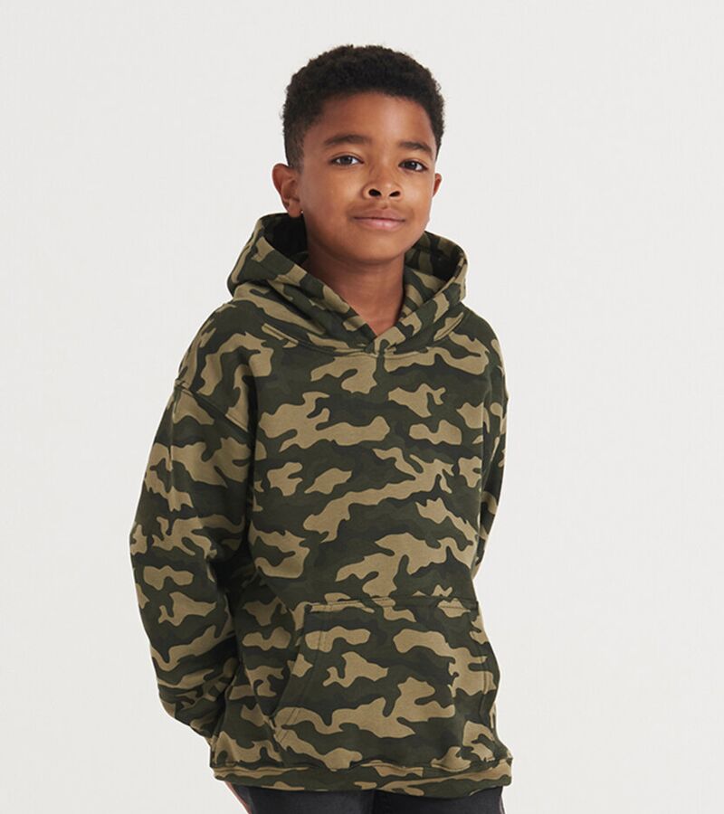 Kids camo hoodie Thumbnail