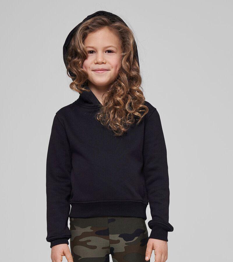 Girls cropped sweat hoodie Thumbnail
