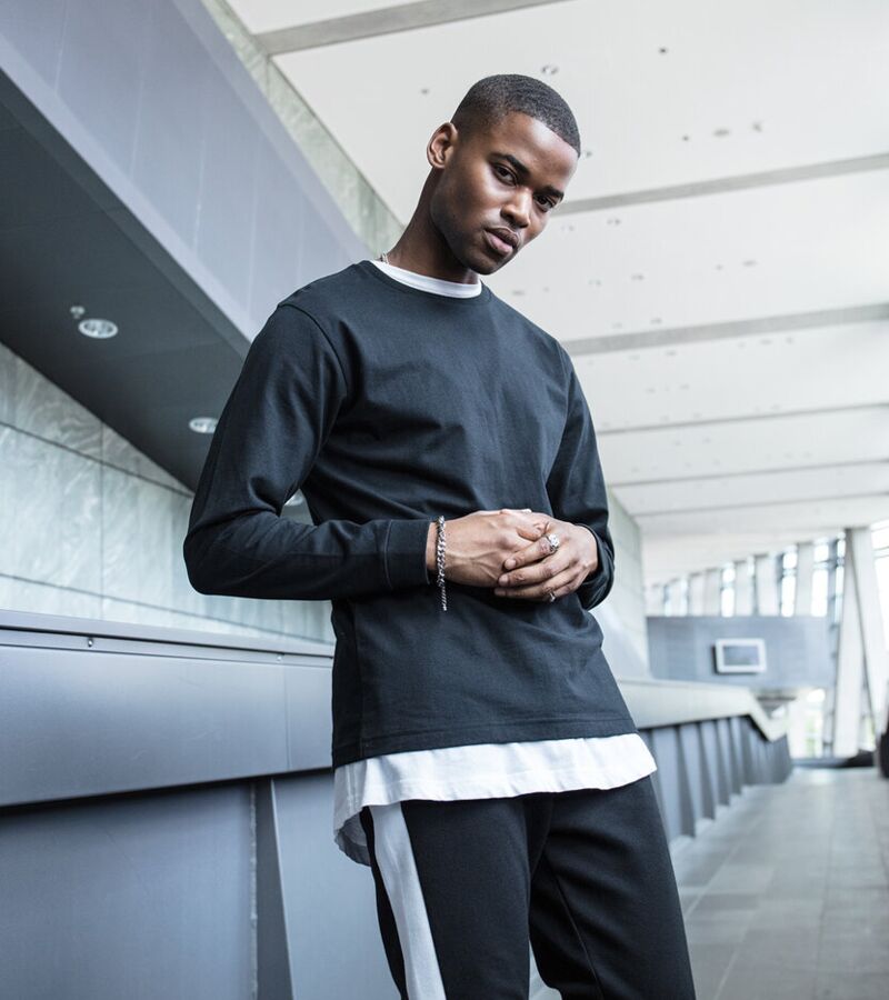 Long sleeve with cuff rib Thumbnail
