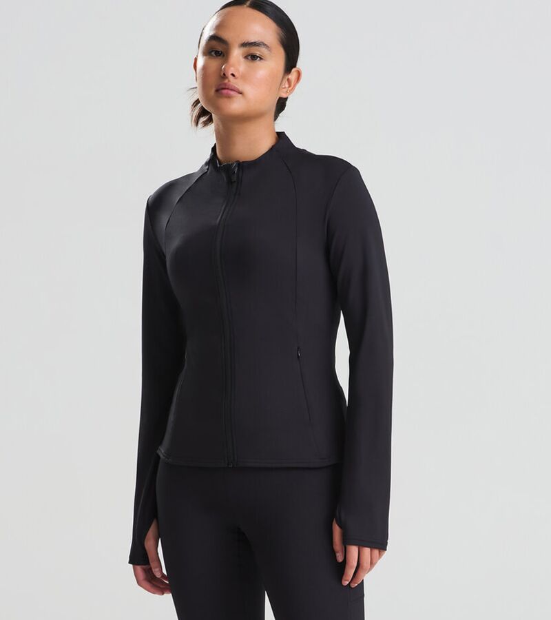 Women’s recycled tech-zip jacket Thumbnail