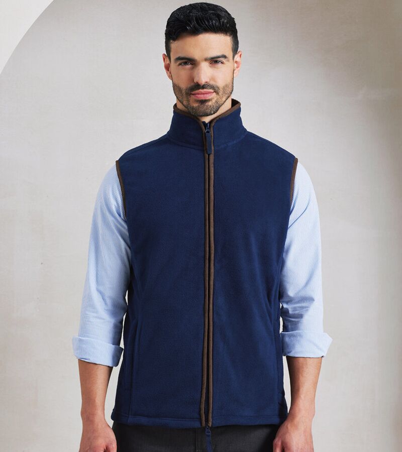 Artisan fleece gilet Thumbnail