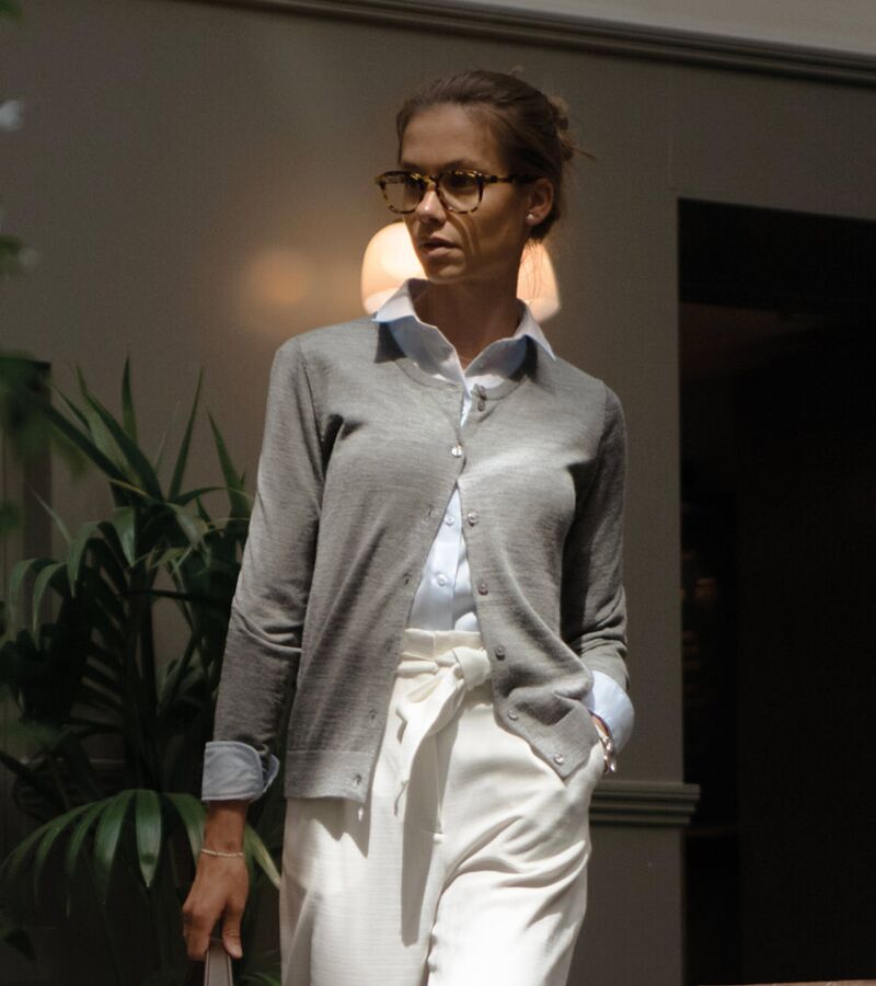 Women’s Phoenix – luxurious merino blend cardigan Thumbnail