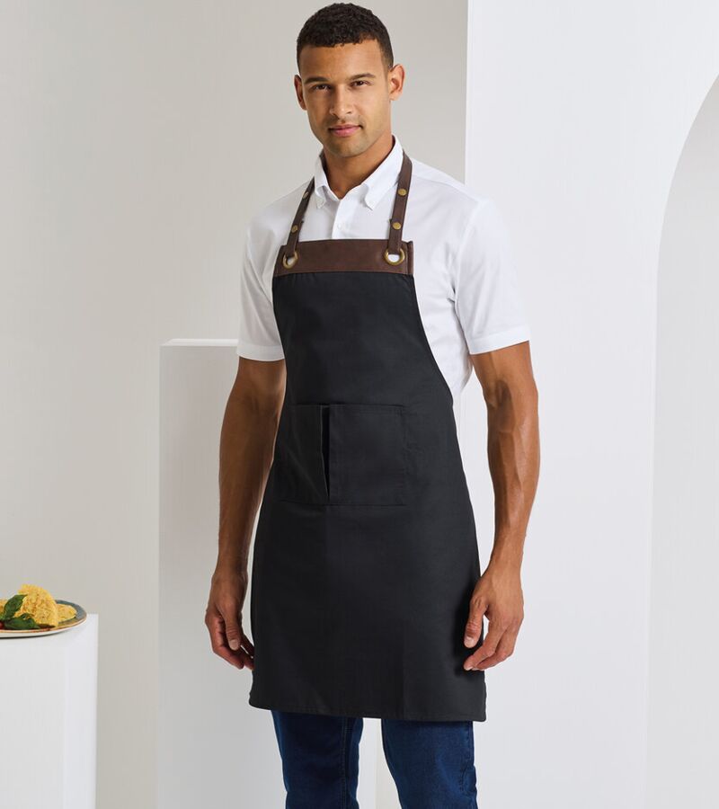 Espresso bib apron Thumbnail