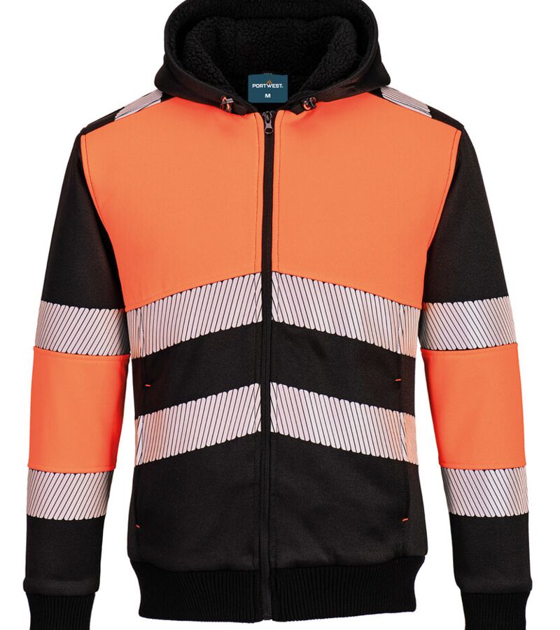 PW3 Hi-vis Class 1 winter hoodie (PW377) Thumbnail